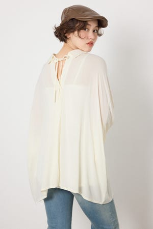 レーヨンクレープ2WAYシャツ