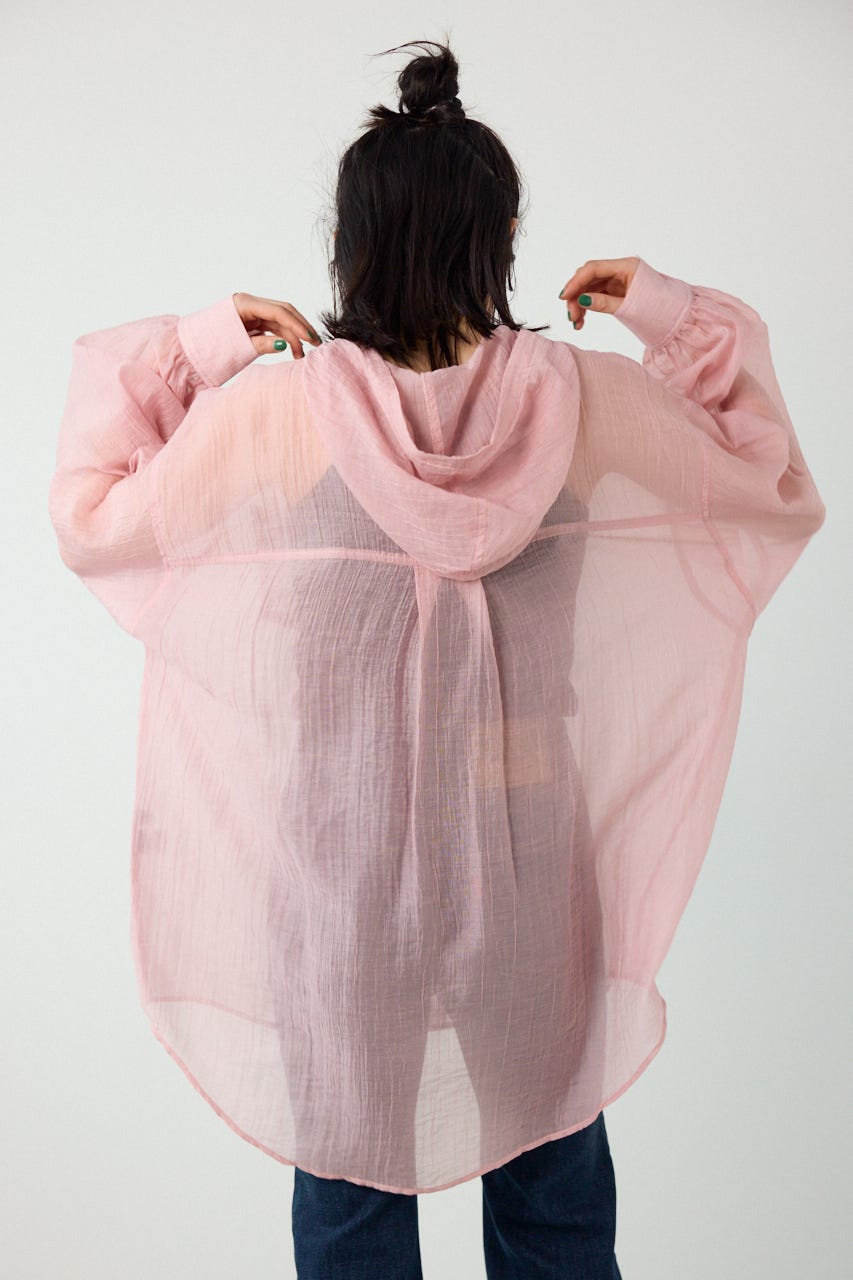 ワッシャーフーディーシャツ PNK FREE