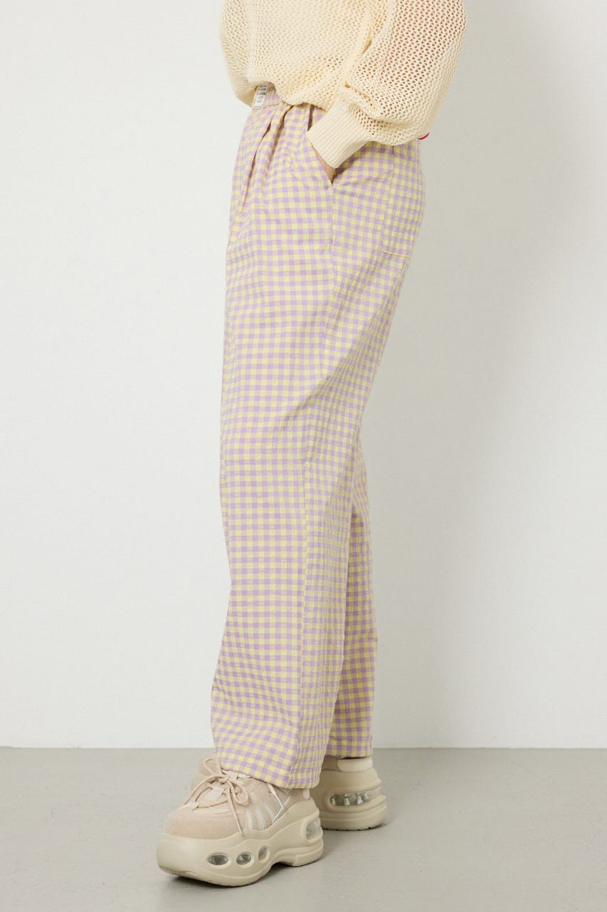 リラックスワイドパンツ 柄PUR FREE