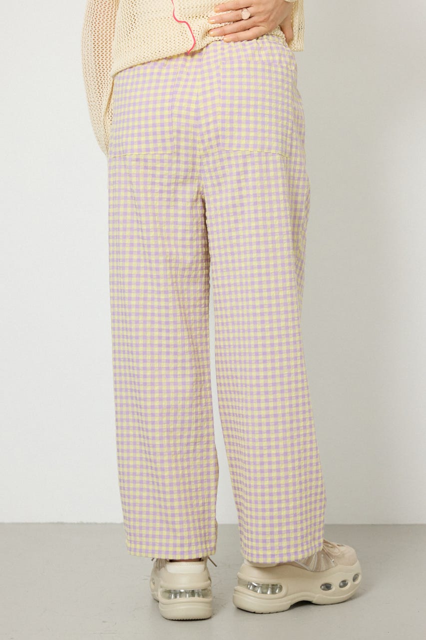 リラックスワイドパンツ 柄PUR FREE