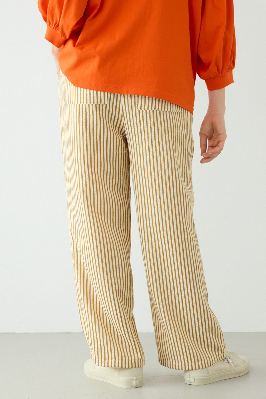 リラックスワイドパンツ 柄YEL FREE