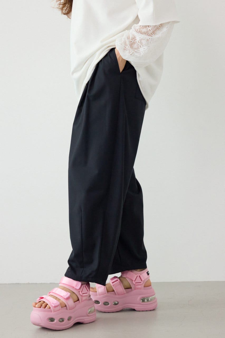 コクーンタックパンツ BLK S