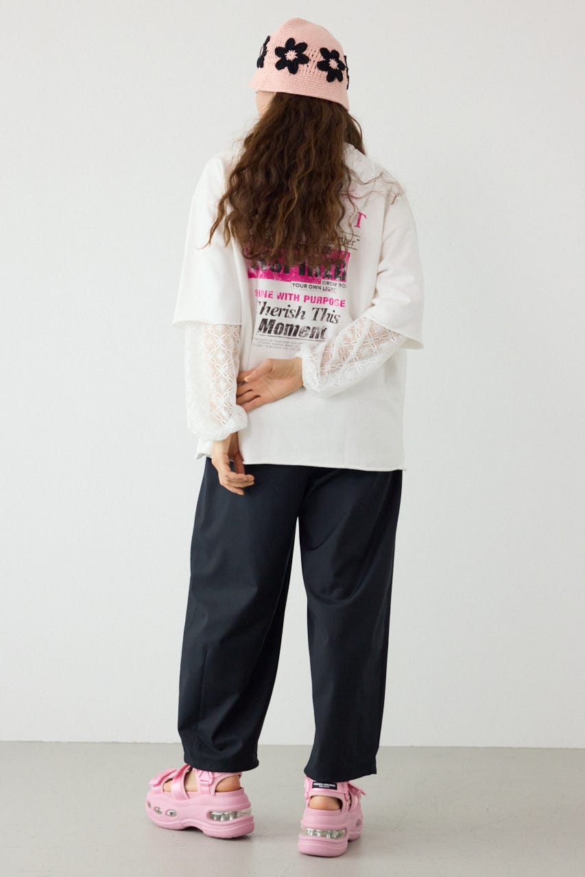 コクーンタックパンツ BLK S