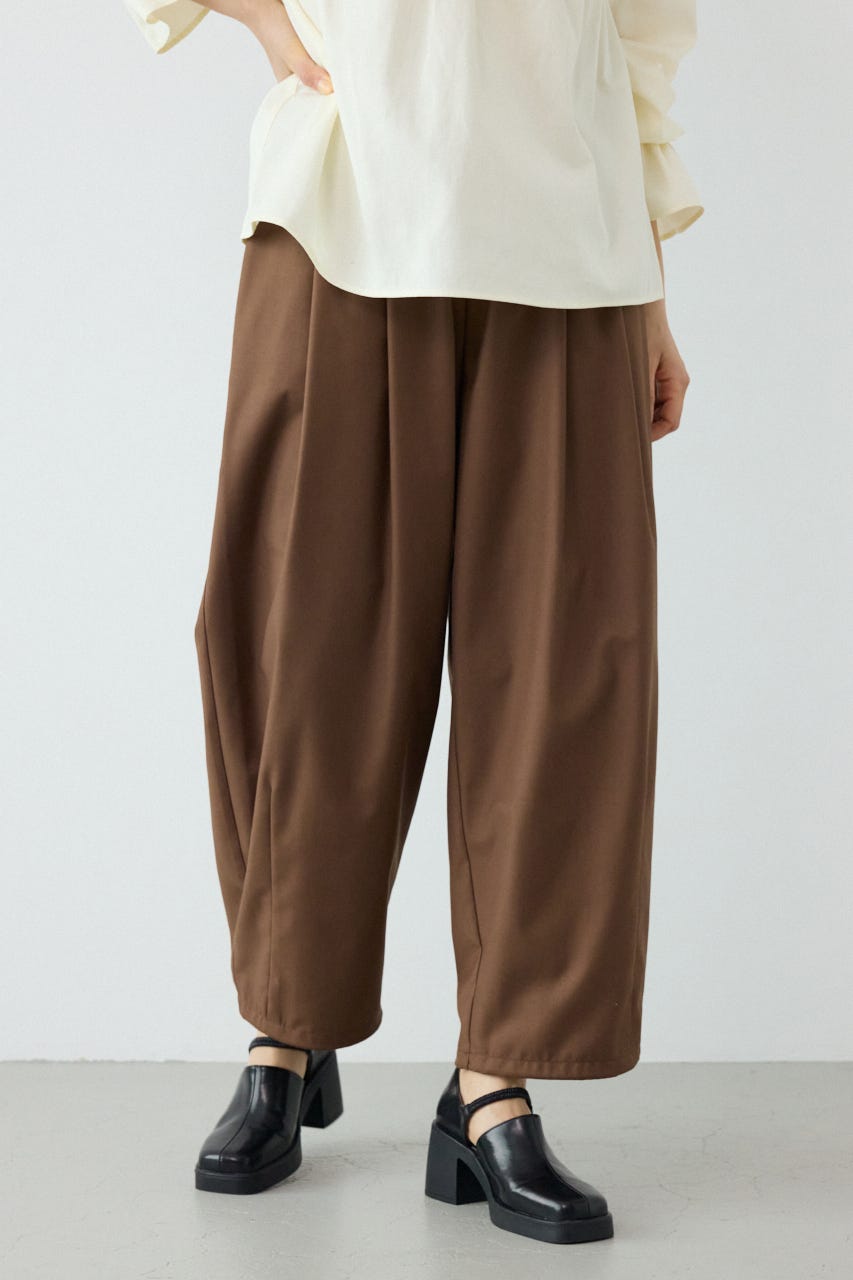 コクーンタックパンツ BRN M