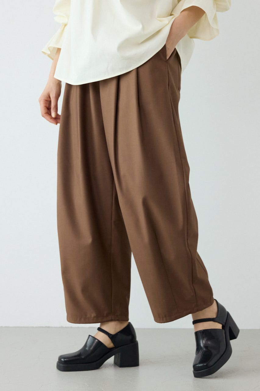 コクーンタックパンツ BRN M