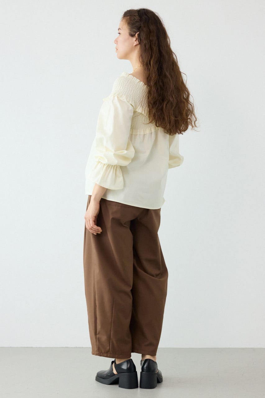 コクーンタックパンツ BRN M