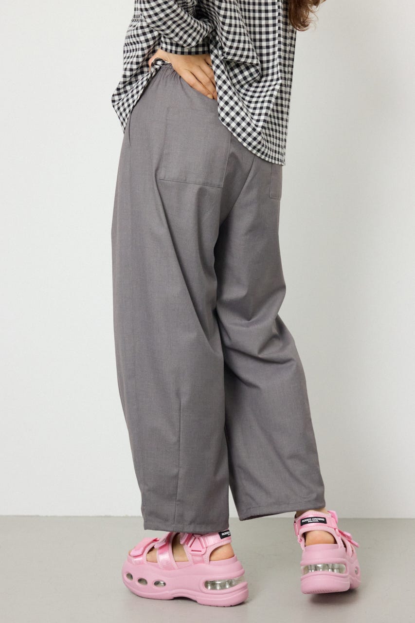 コクーンタックパンツ GRY S