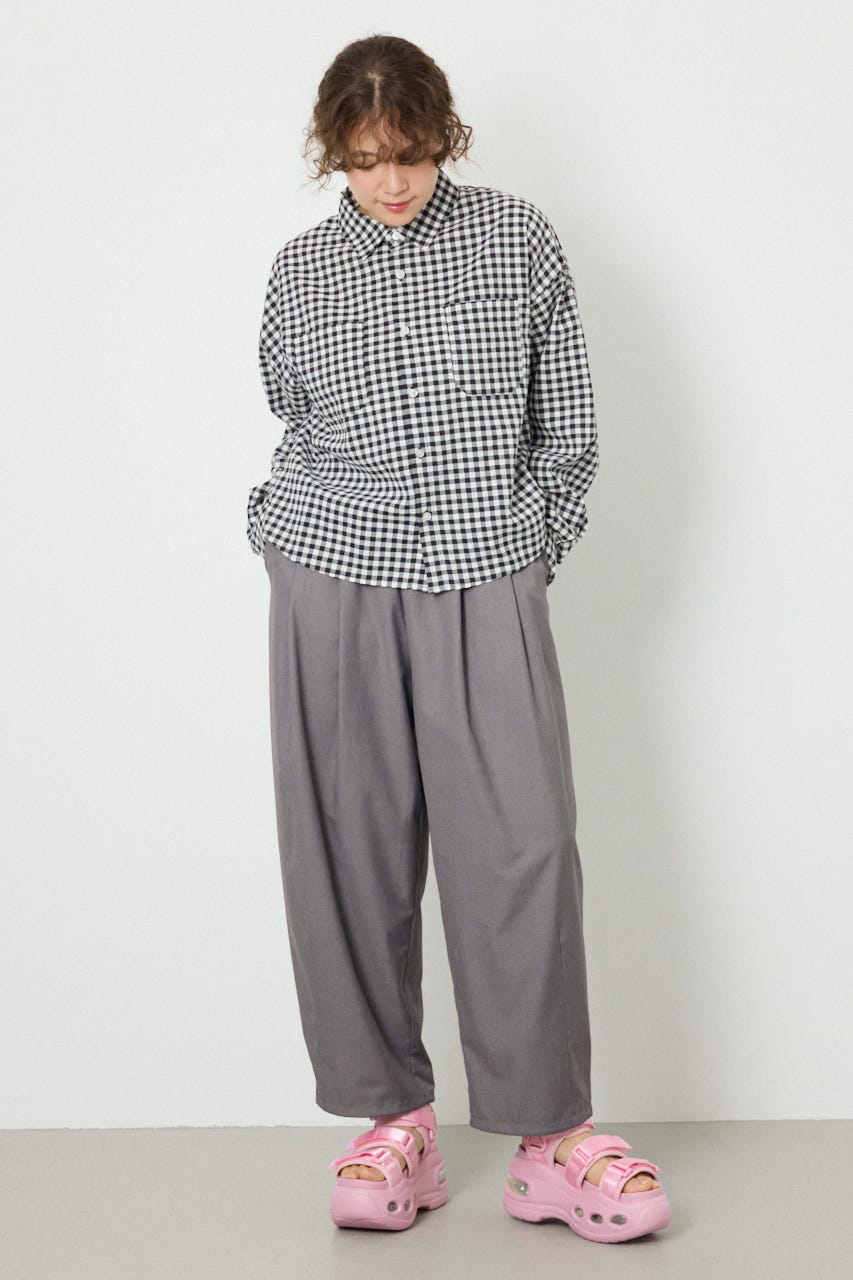 コクーンタックパンツ GRY S