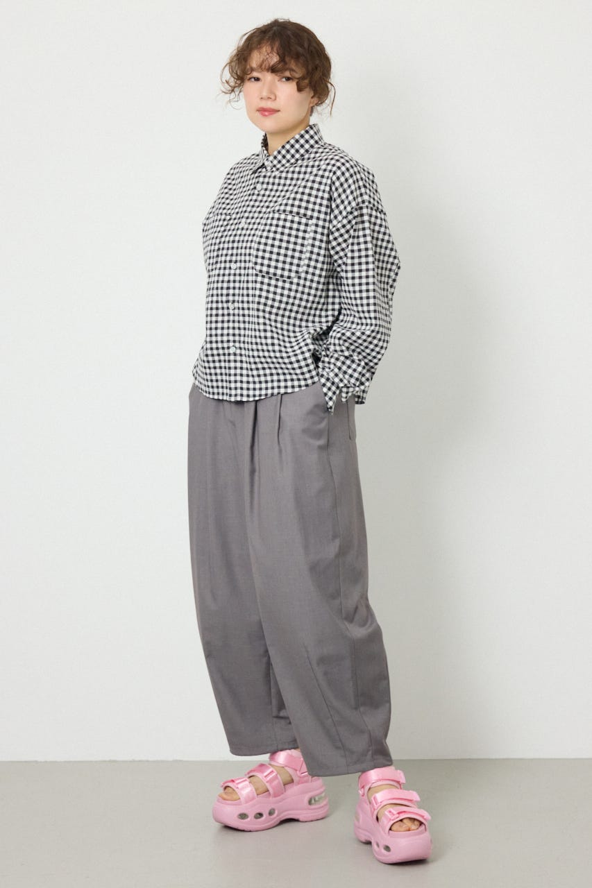 コクーンタックパンツ GRY S