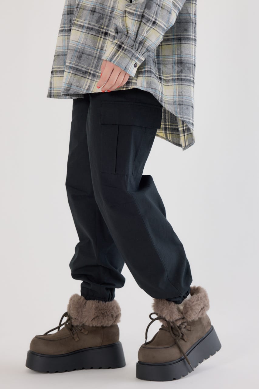 カーゴJOGパンツ BLK M