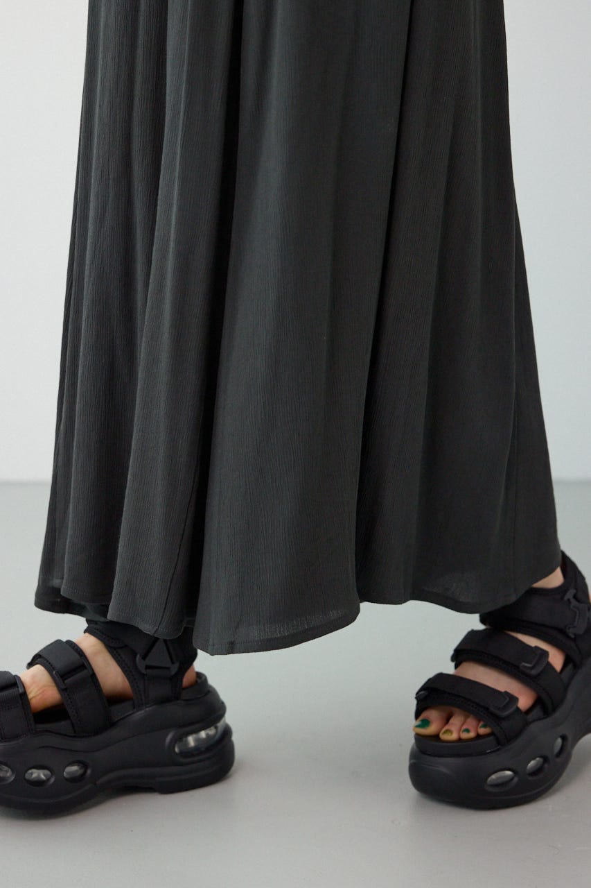 レーヨンクレープリラックススカーチョ C.GRY FREE