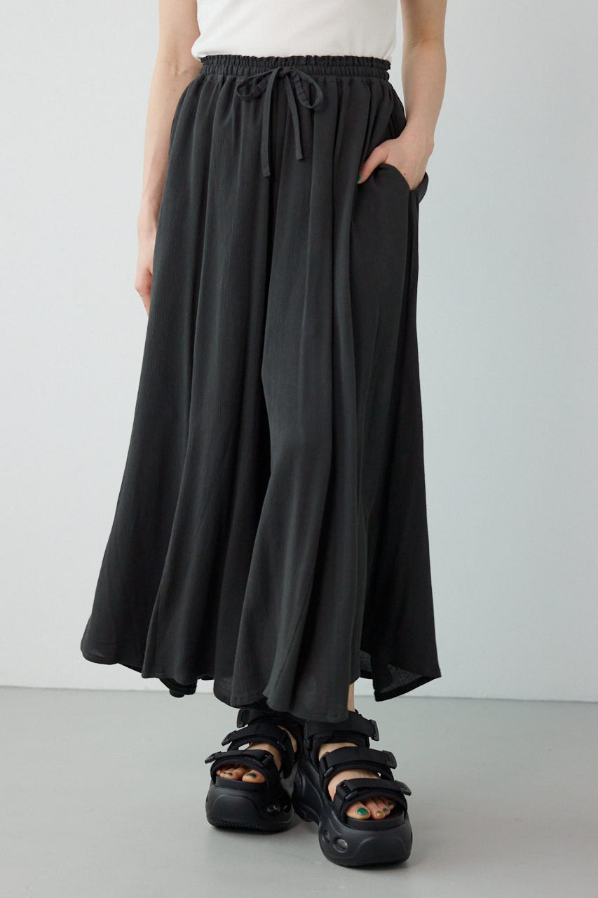 レーヨンクレープリラックススカーチョ C.GRY FREE