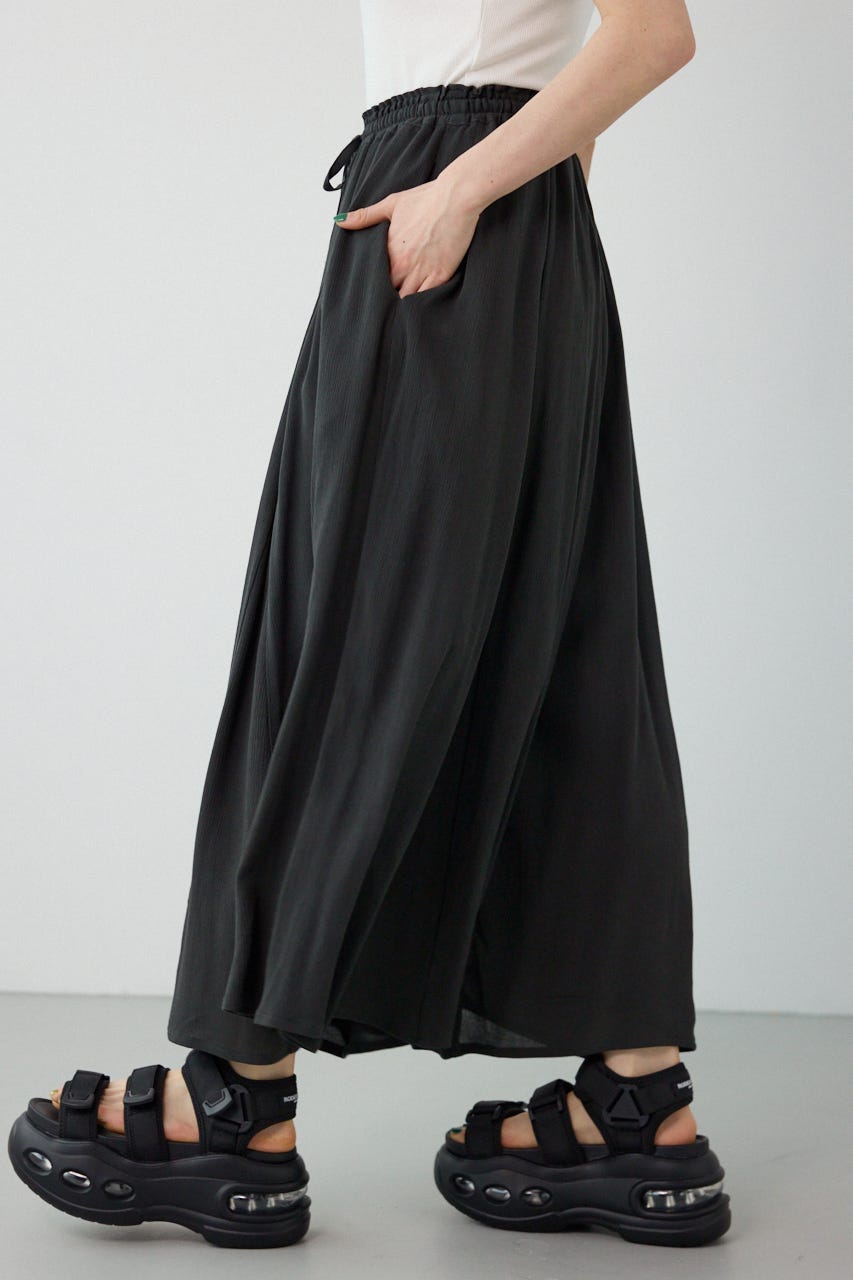 レーヨンクレープリラックススカーチョ C.GRY FREE