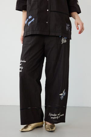 INDIA EMBROIDERYパンツ