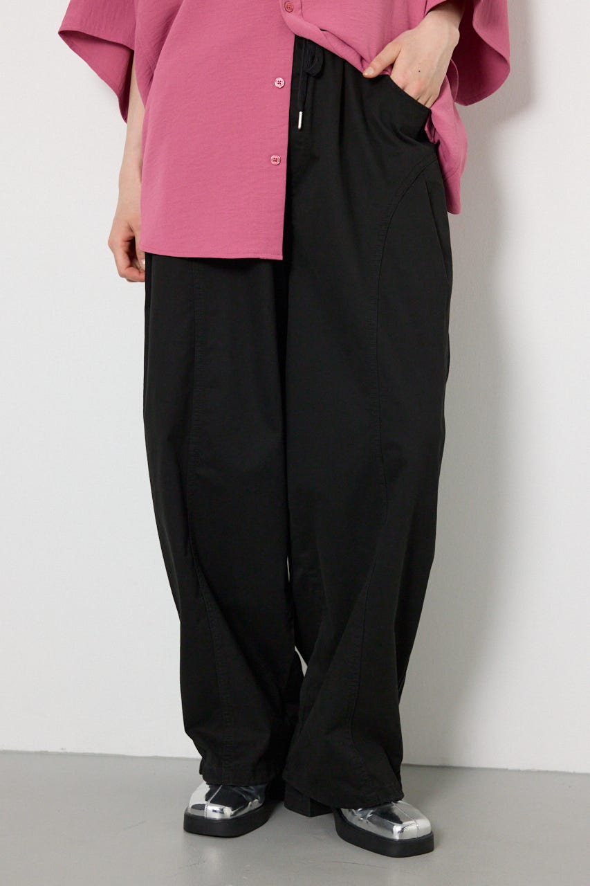 バックスタッズカーブパンツ BLK FREE