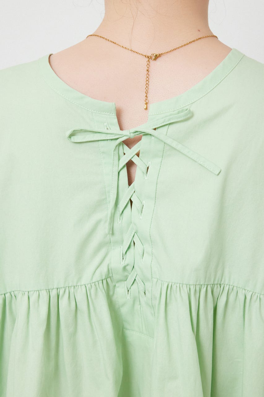レースアップ2WAYチュニックワンピース MINT FREE