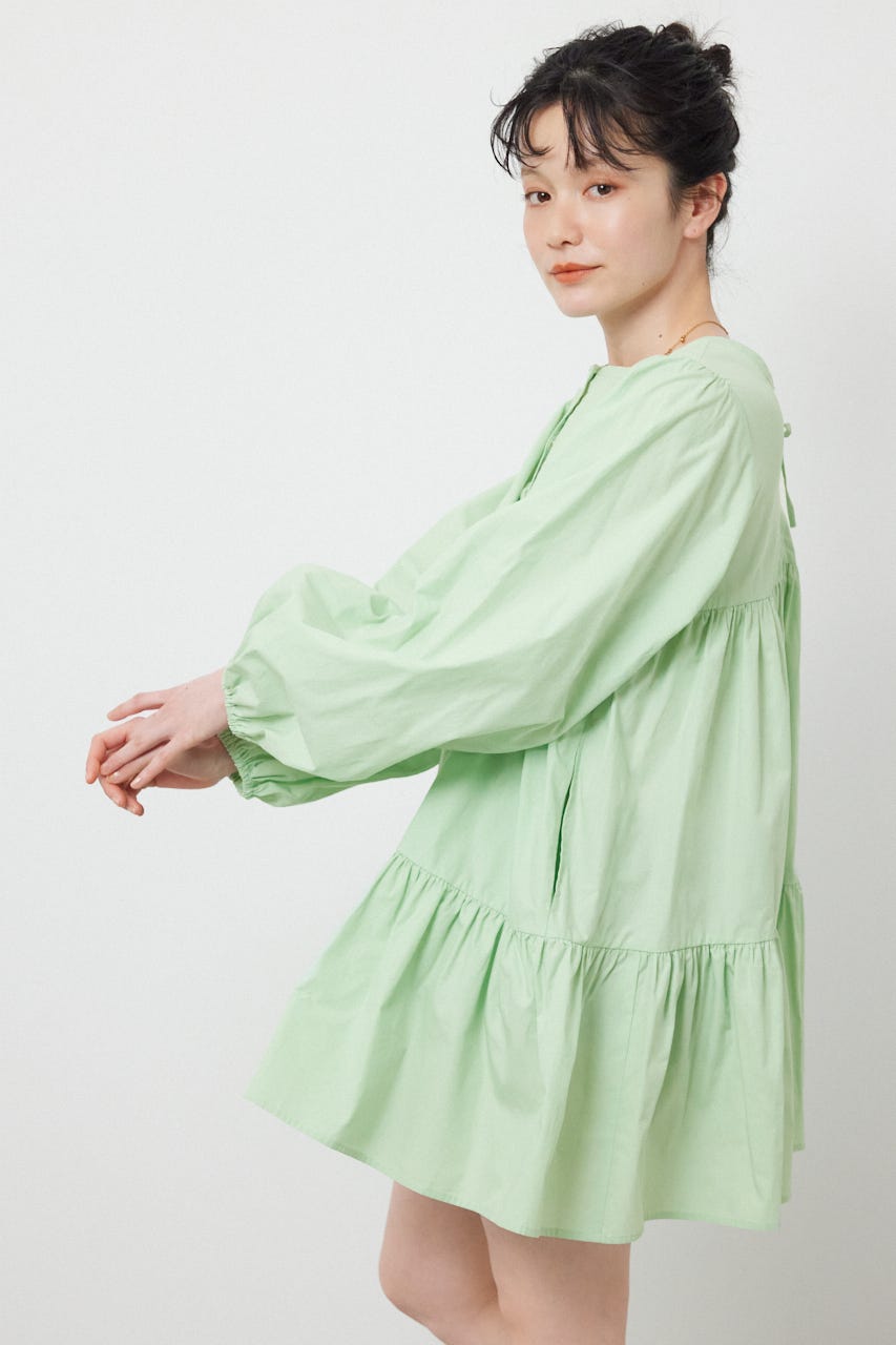 レースアップ2WAYチュニックワンピース MINT FREE