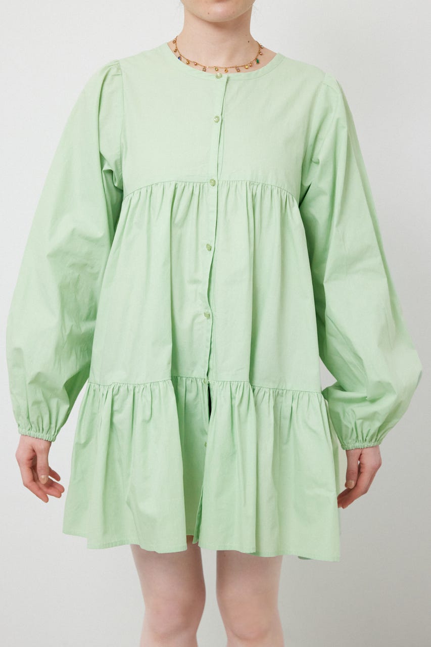 レースアップ2WAYチュニックワンピース MINT FREE