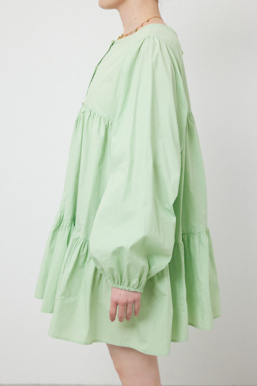 レースアップ2WAYチュニックワンピース MINT FREE