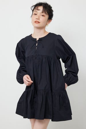 レースアップ2WAYチュニックワンピース