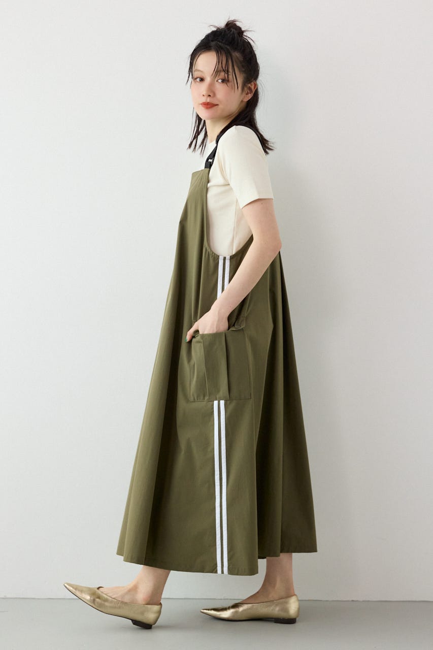 W/Rサイドラインジャンパースカート KHA FREE