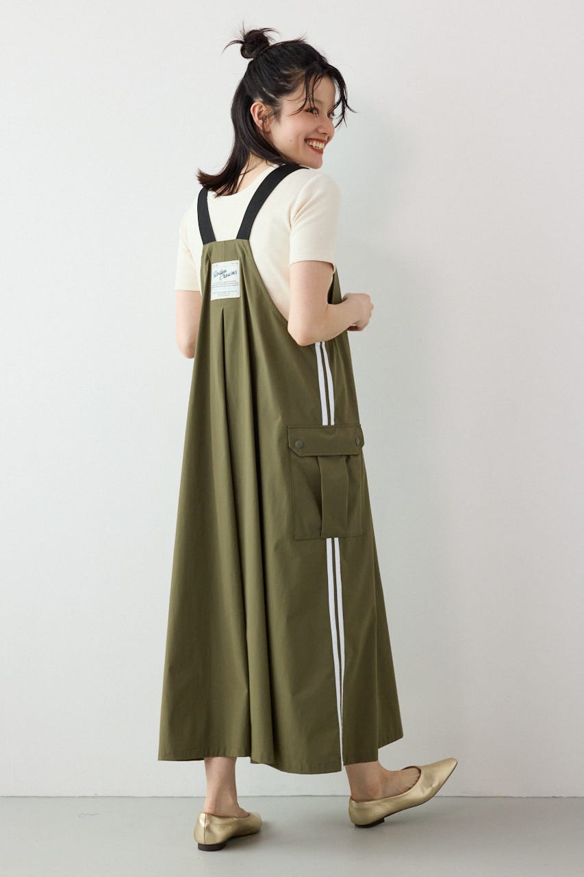 W/Rサイドラインジャンパースカート KHA FREE