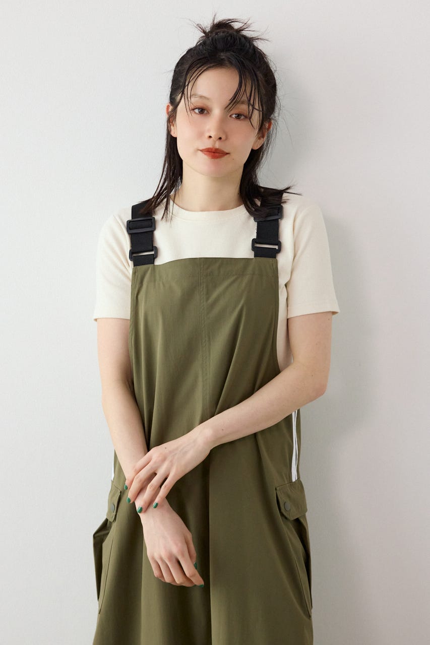 W/Rサイドラインジャンパースカート KHA FREE