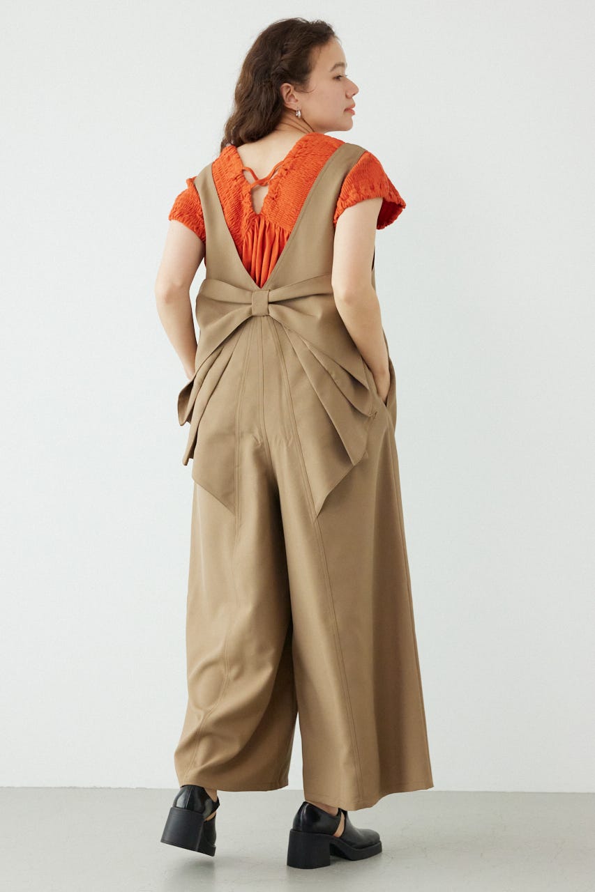 バックリボンオールインワン BEG FREE