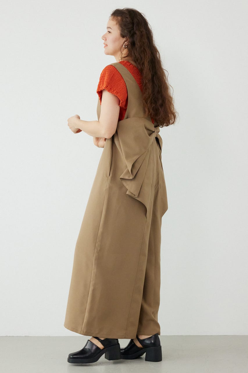 バックリボンオールインワン BEG FREE