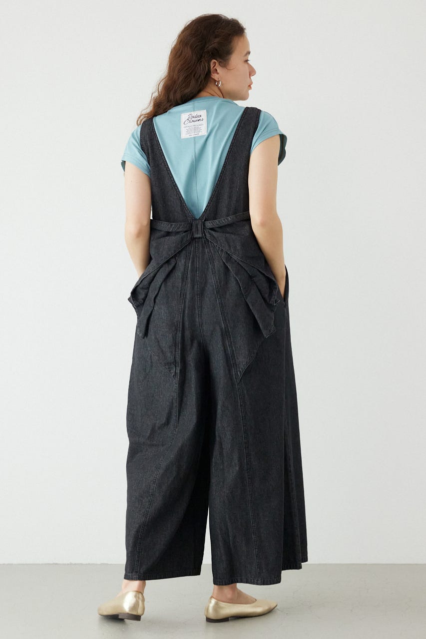 バックリボンオールインワン BLK FREE