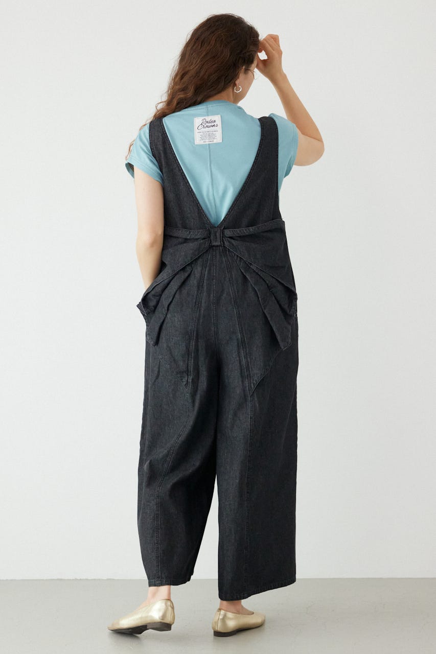 バックリボンオールインワン BLK FREE