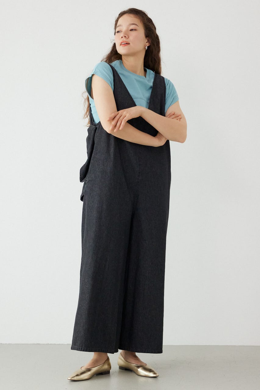 バックリボンオールインワン BLK FREE