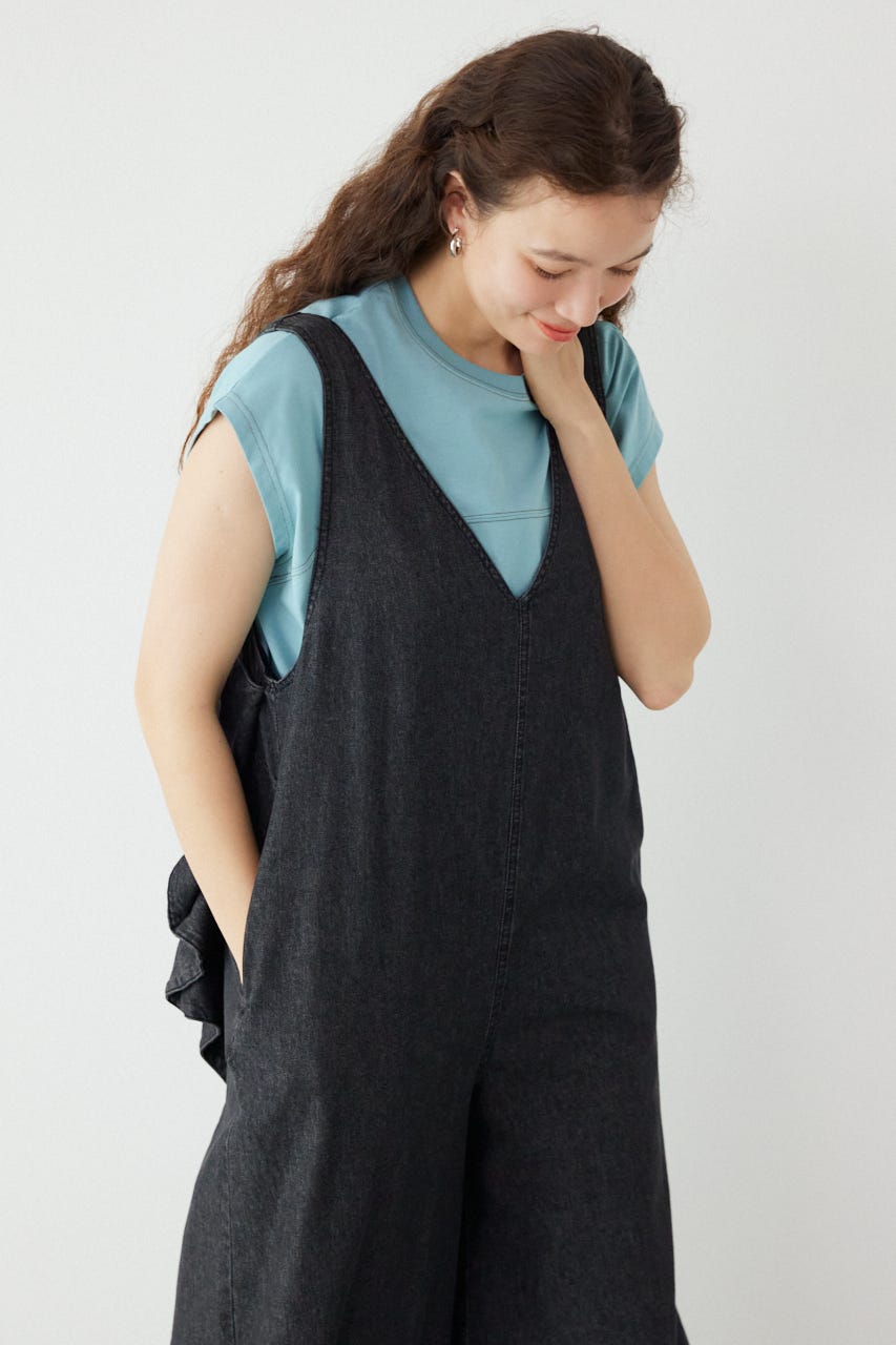 バックリボンオールインワン BLK FREE