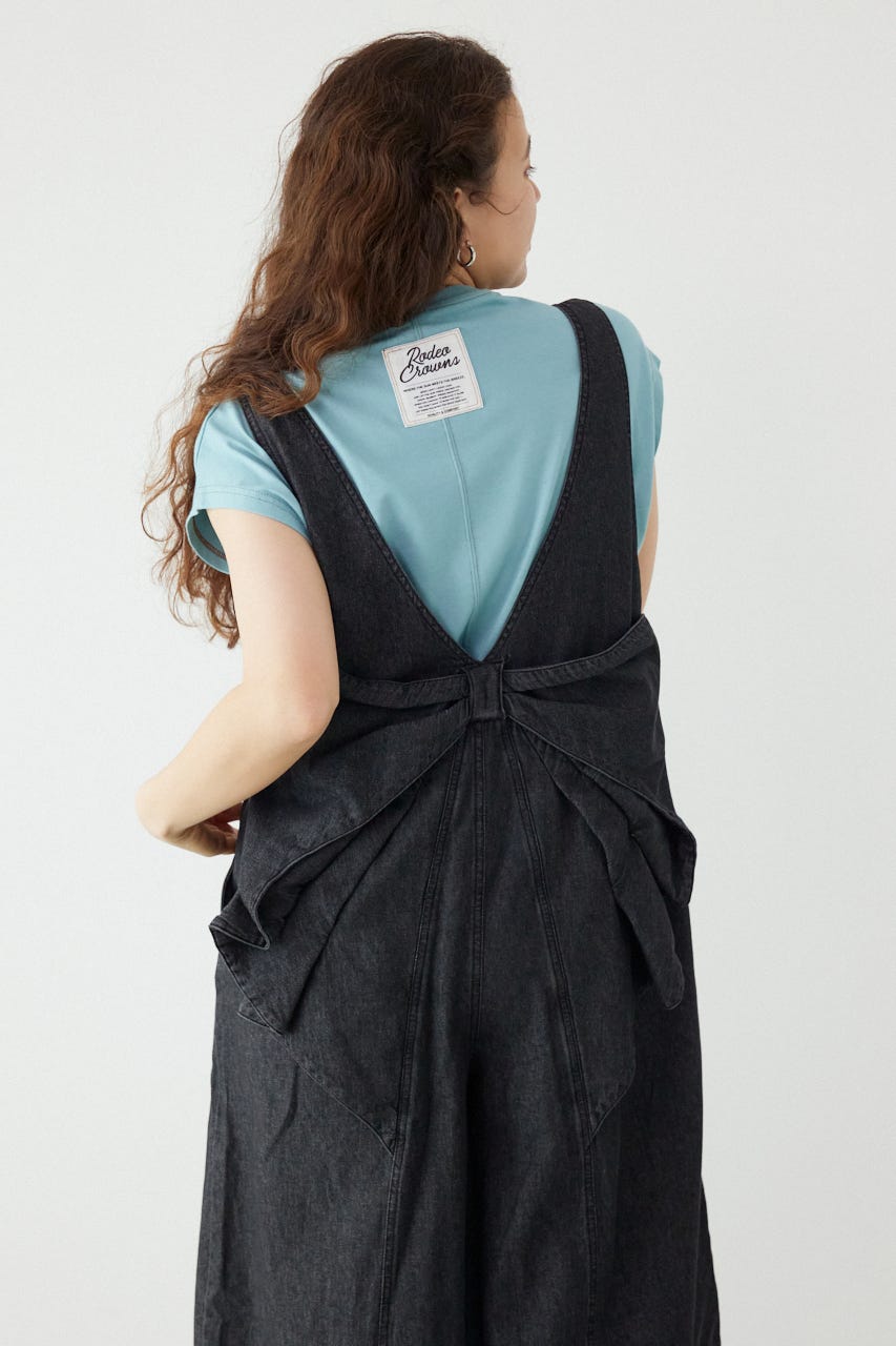 バックリボンオールインワン BLK FREE