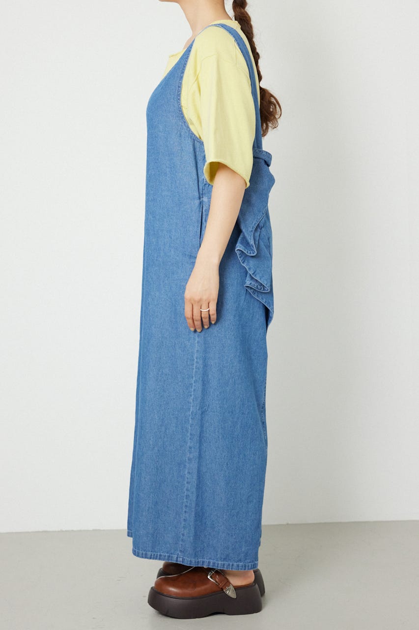 バックリボンオールインワン BLU FREE