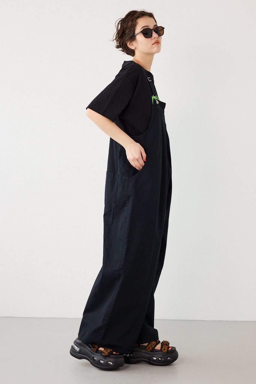 タックワイドサロペット BLK FREE