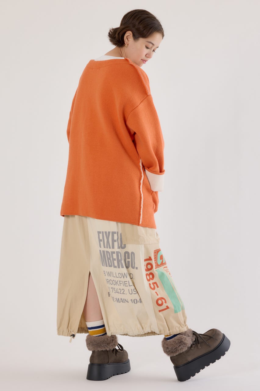 ダブルフェイスニットジャケット ORG FREE