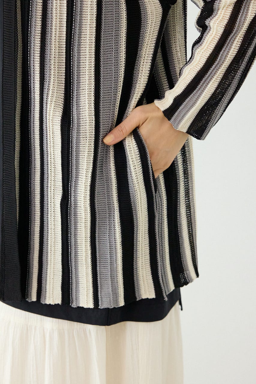 マルチカラーフードトッパー 柄BLK FREE