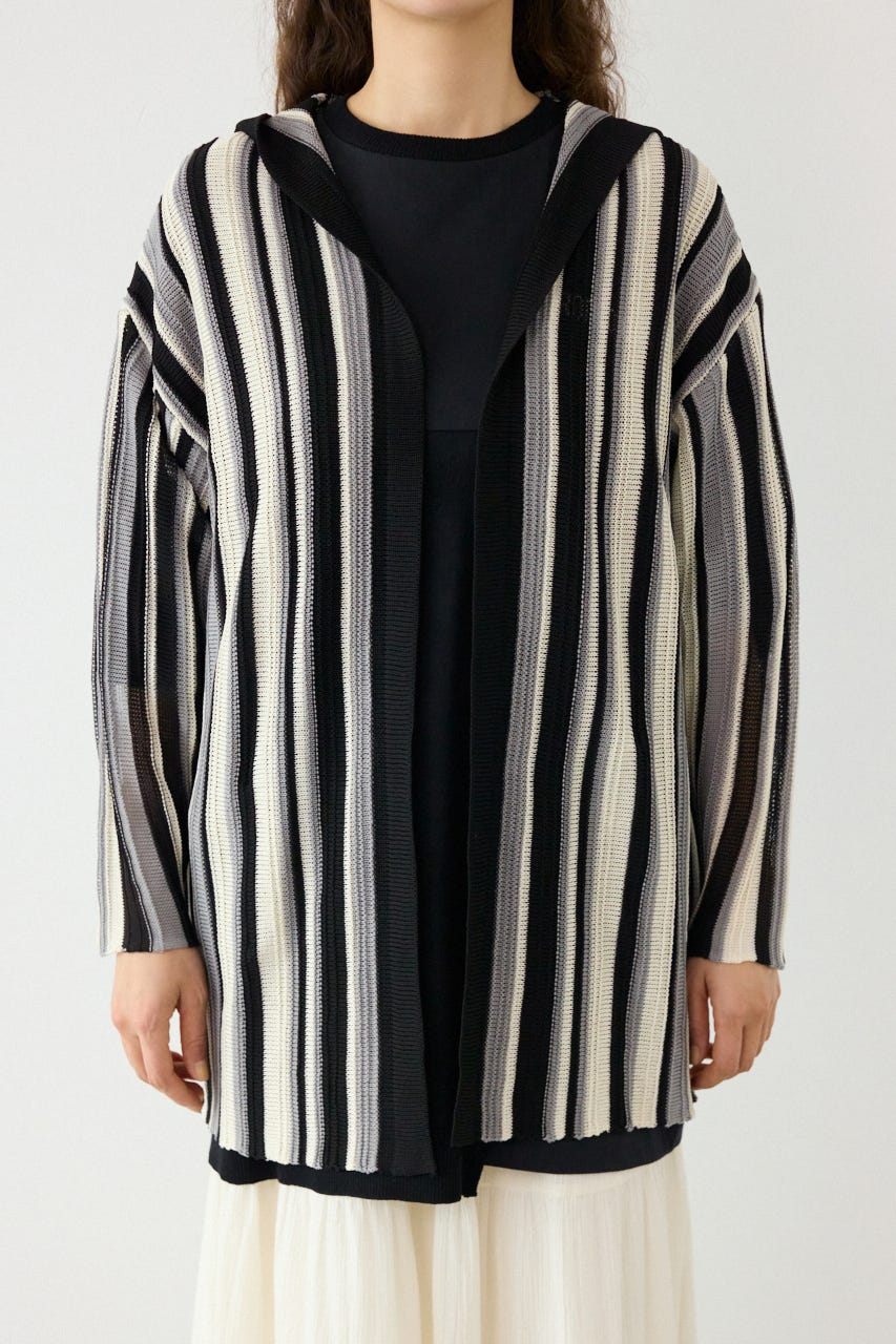 マルチカラーフードトッパー 柄BLK FREE