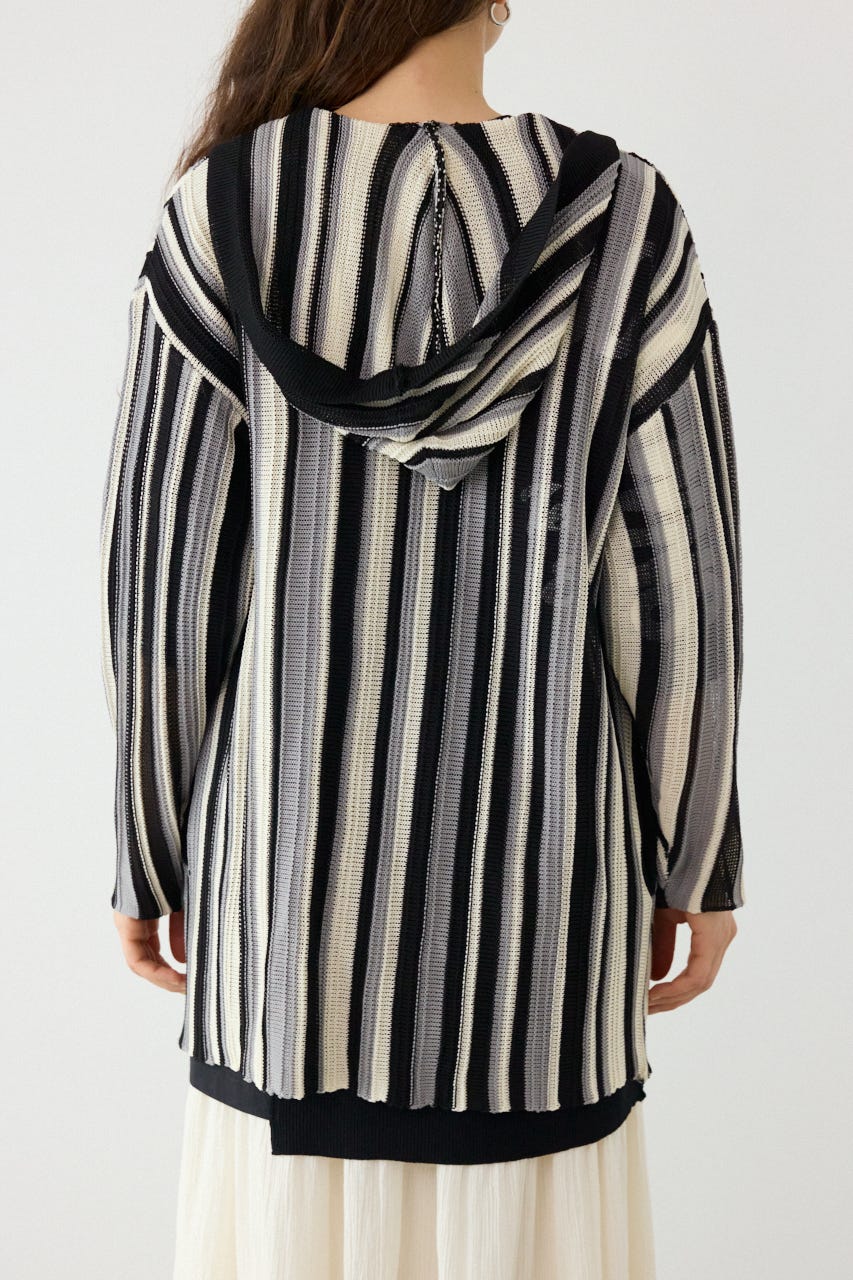 マルチカラーフードトッパー 柄BLK FREE