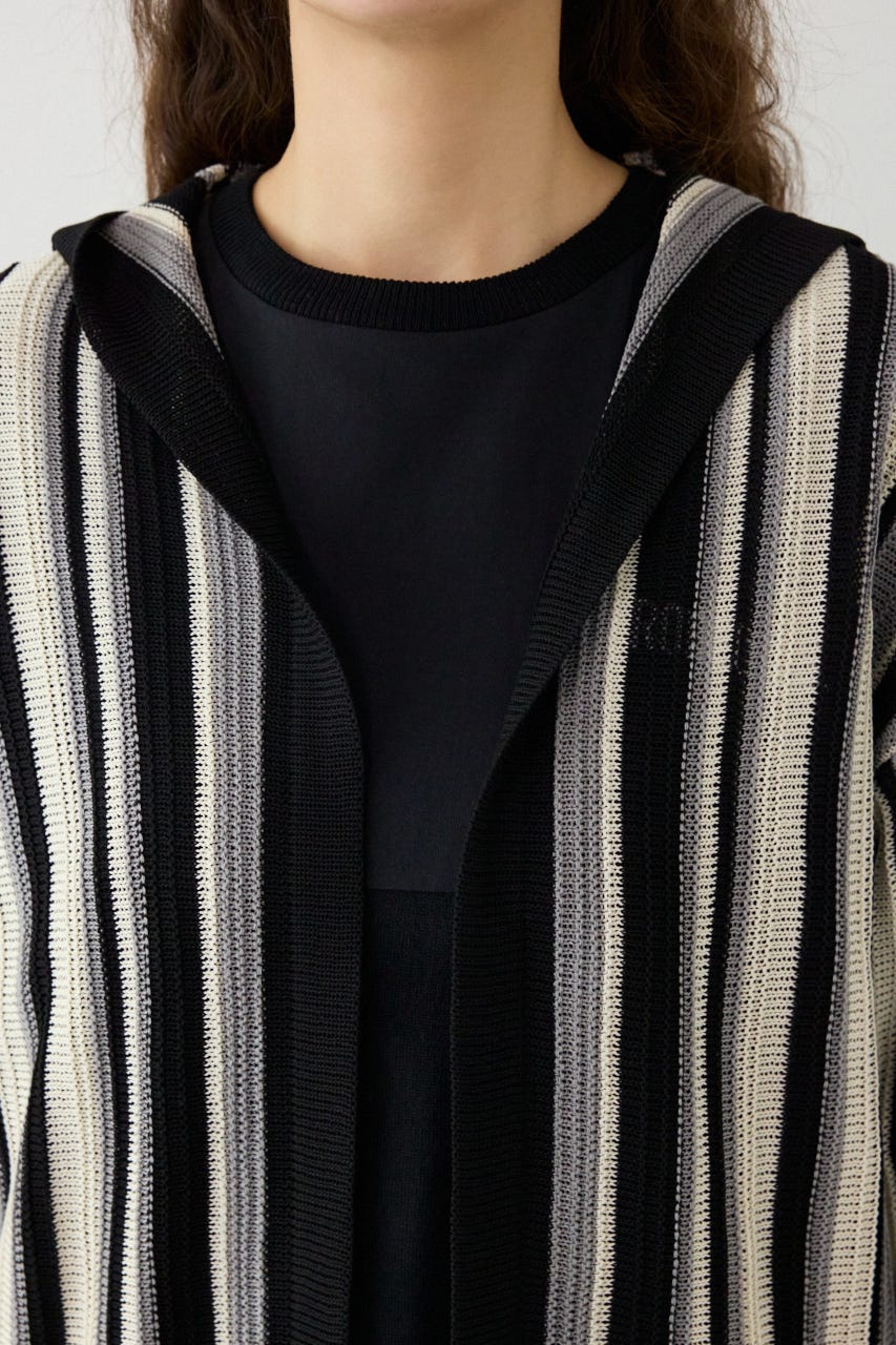 マルチカラーフードトッパー 柄BLK FREE