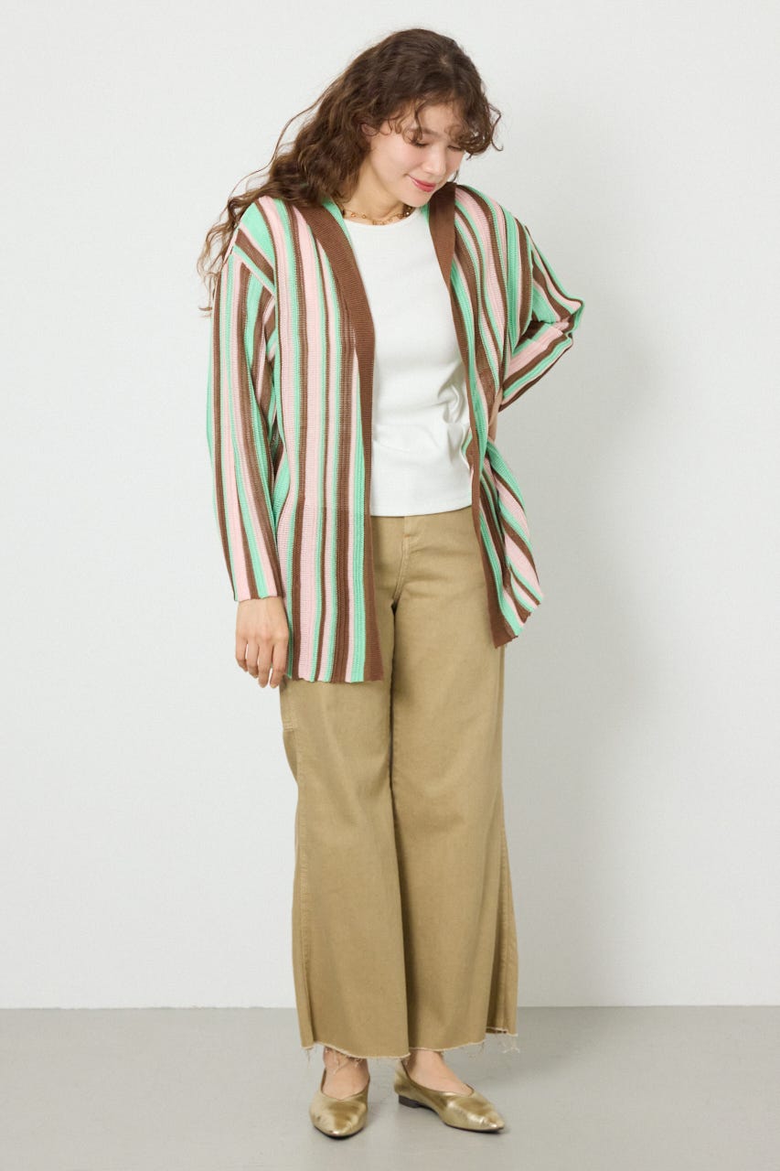 マルチカラーフードトッパー 柄BRN FREE