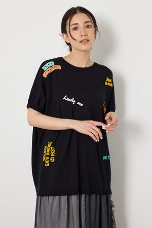 G.V embroideryニットトップス