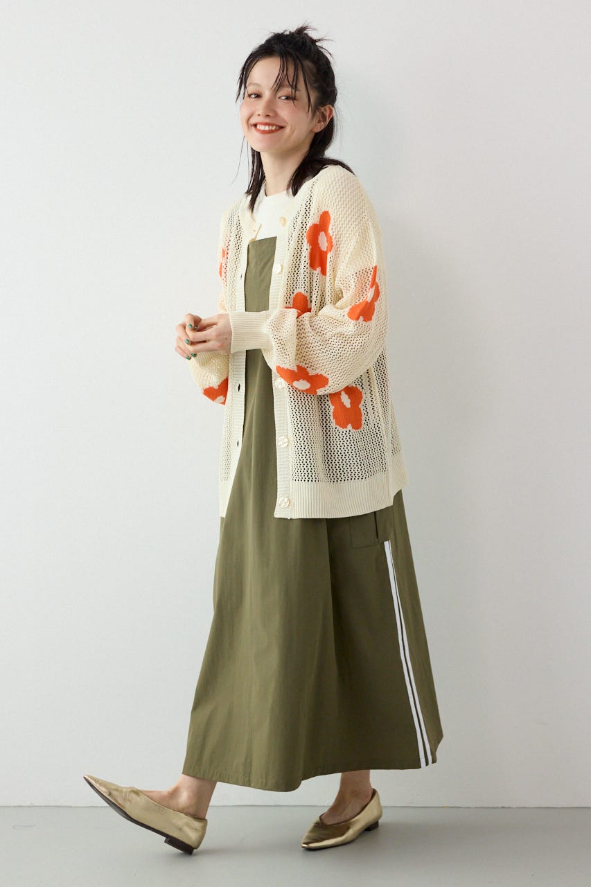 2WAYフラワーニットトップス IVOY FREE