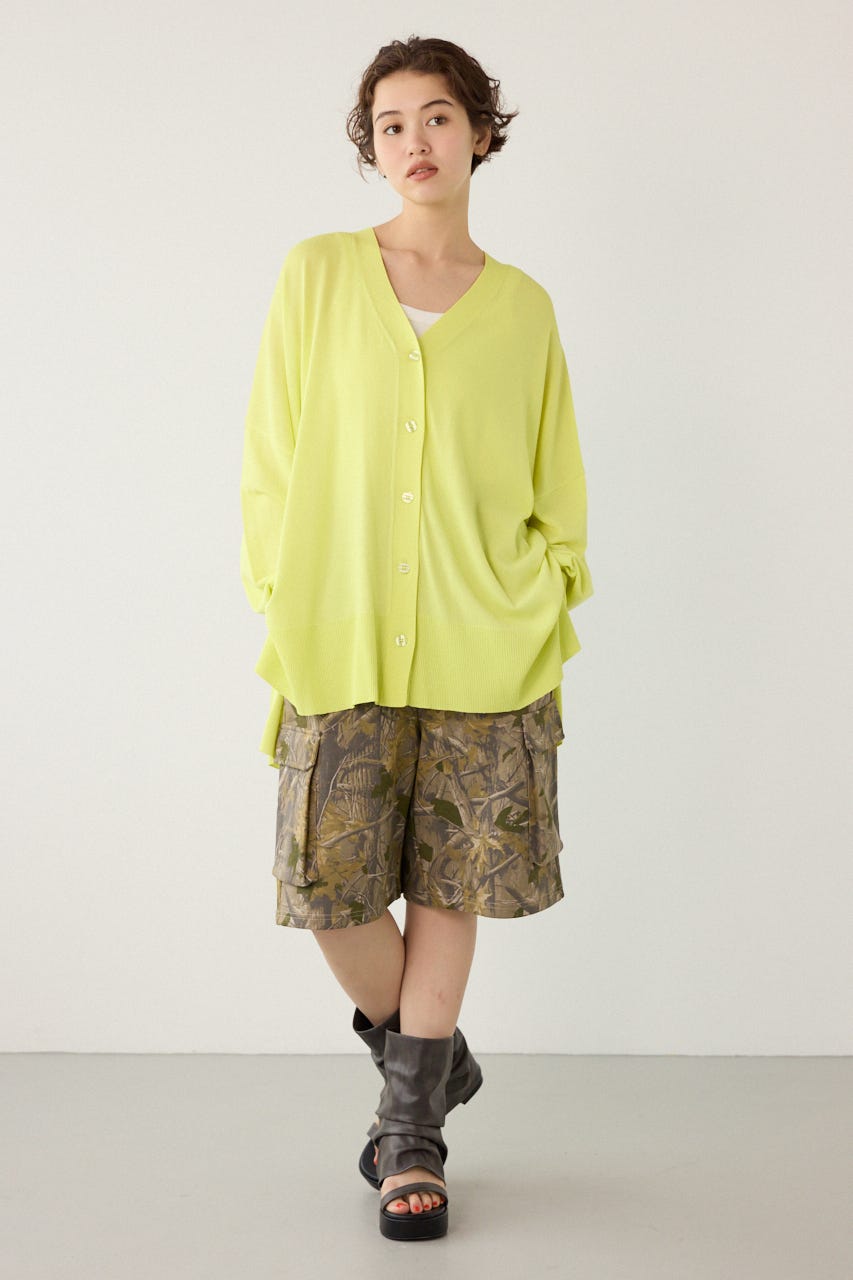 COOLワイドカーディガン LIME FREE