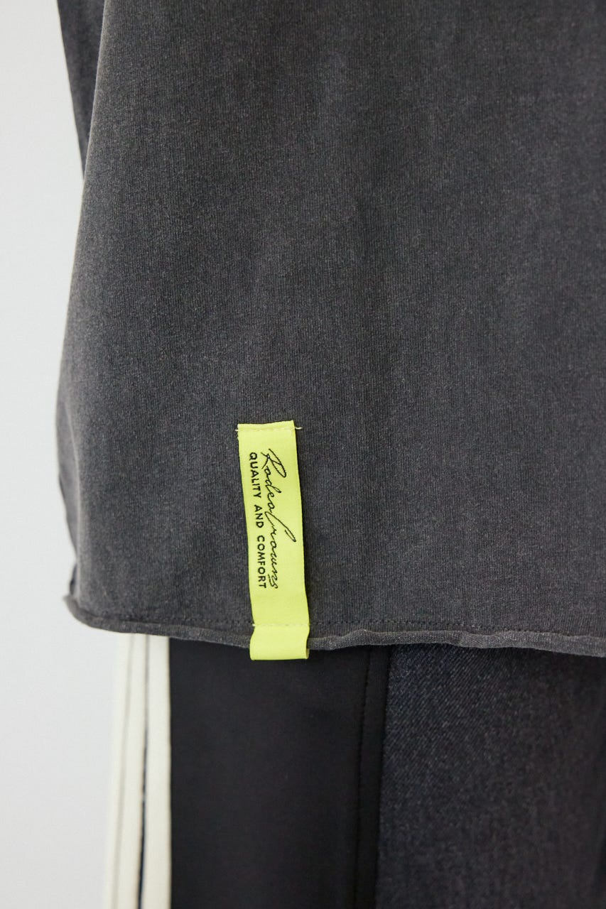 ピグメントルーズオフショルTシャツ C.GRY FREE