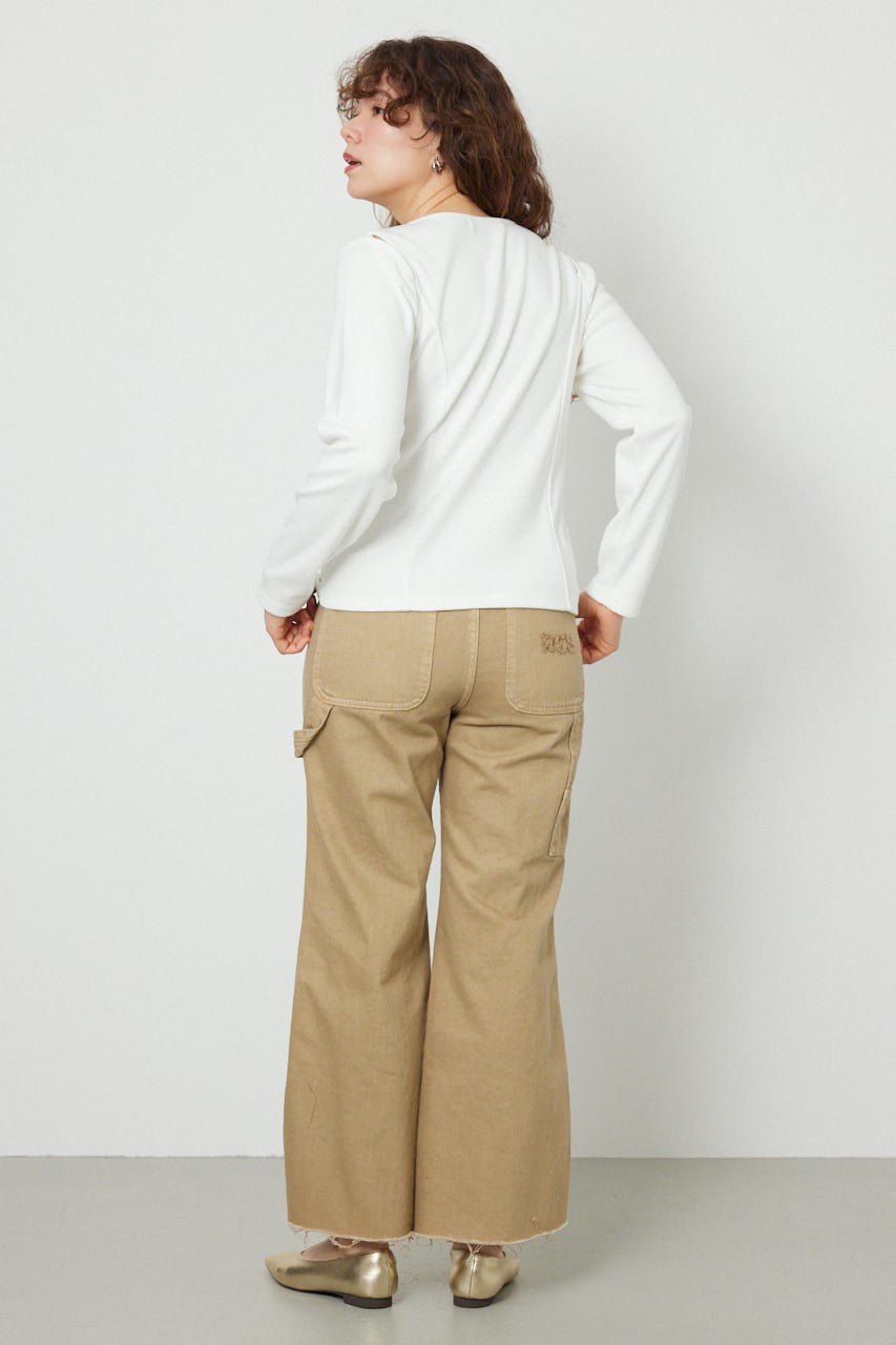 オープンショルダー2WAYトップス O/WHT FREE