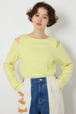 オープンショルダー2WAYトップス