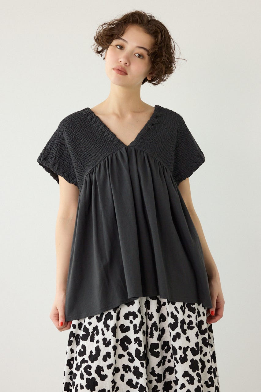 シャーリングトップス C.GRY FREE