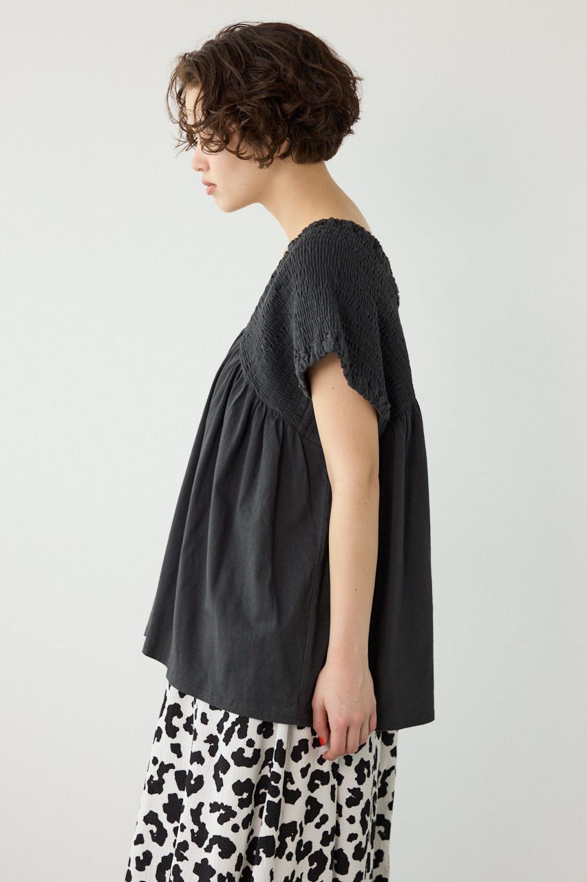 シャーリングトップス C.GRY FREE